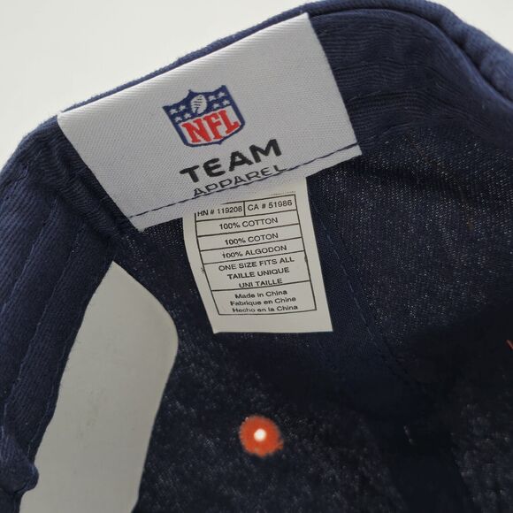 Denver Broncos Hat Cap NFL Team Apparel Orange Logo Adjustable Snap Back - Picture 11 of 12